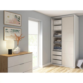 Dulap BERGEN OCN-29383, alb/casmir