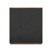 Dulap BERGEN OCN-29386, nuc/negru mat