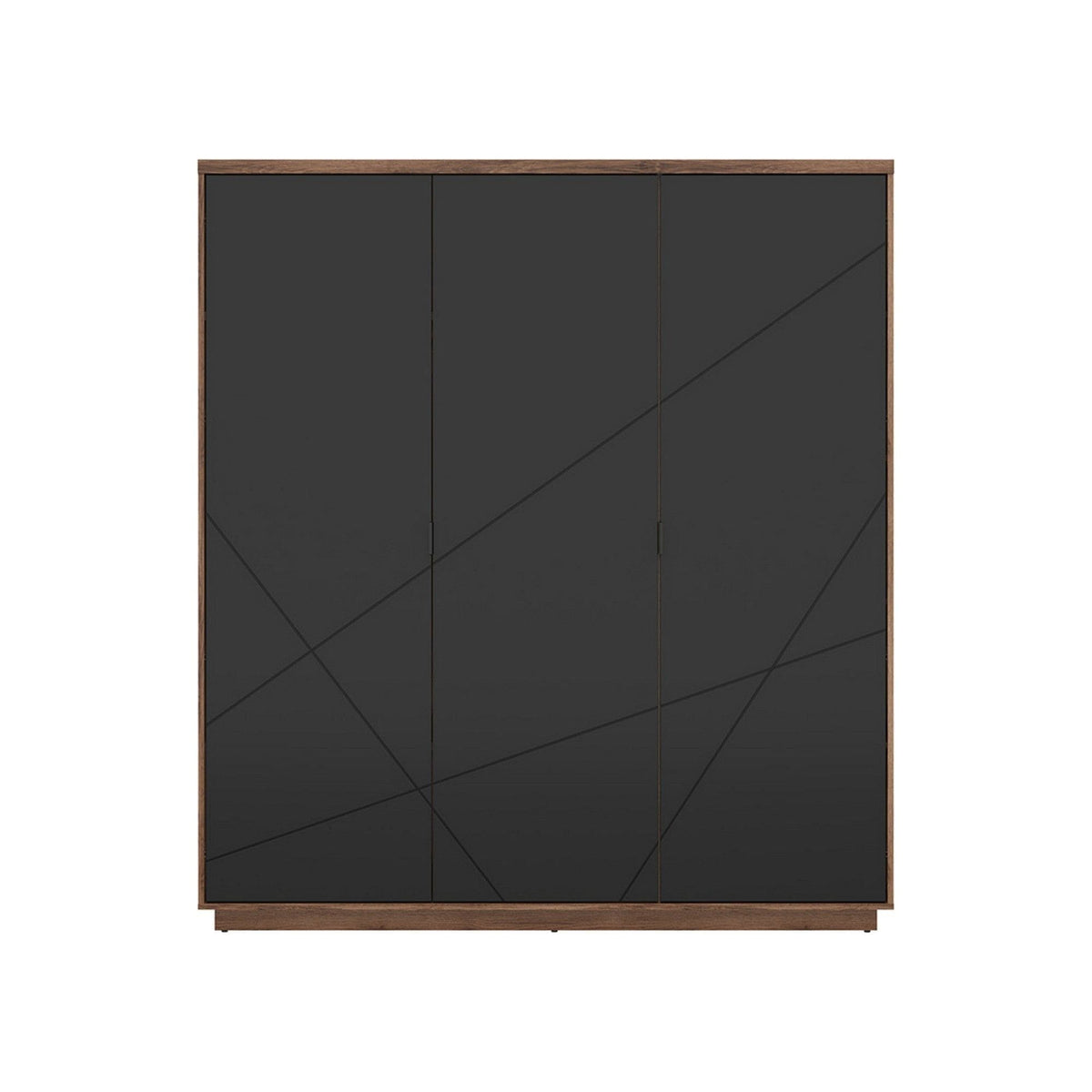 Dulap BERGEN OCN-29386, nuc/negru mat