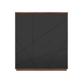 Dulap BERGEN OCN-29386, nuc/negru mat