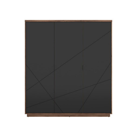 Dulap BERGEN OCN-29386, nuc/negru mat