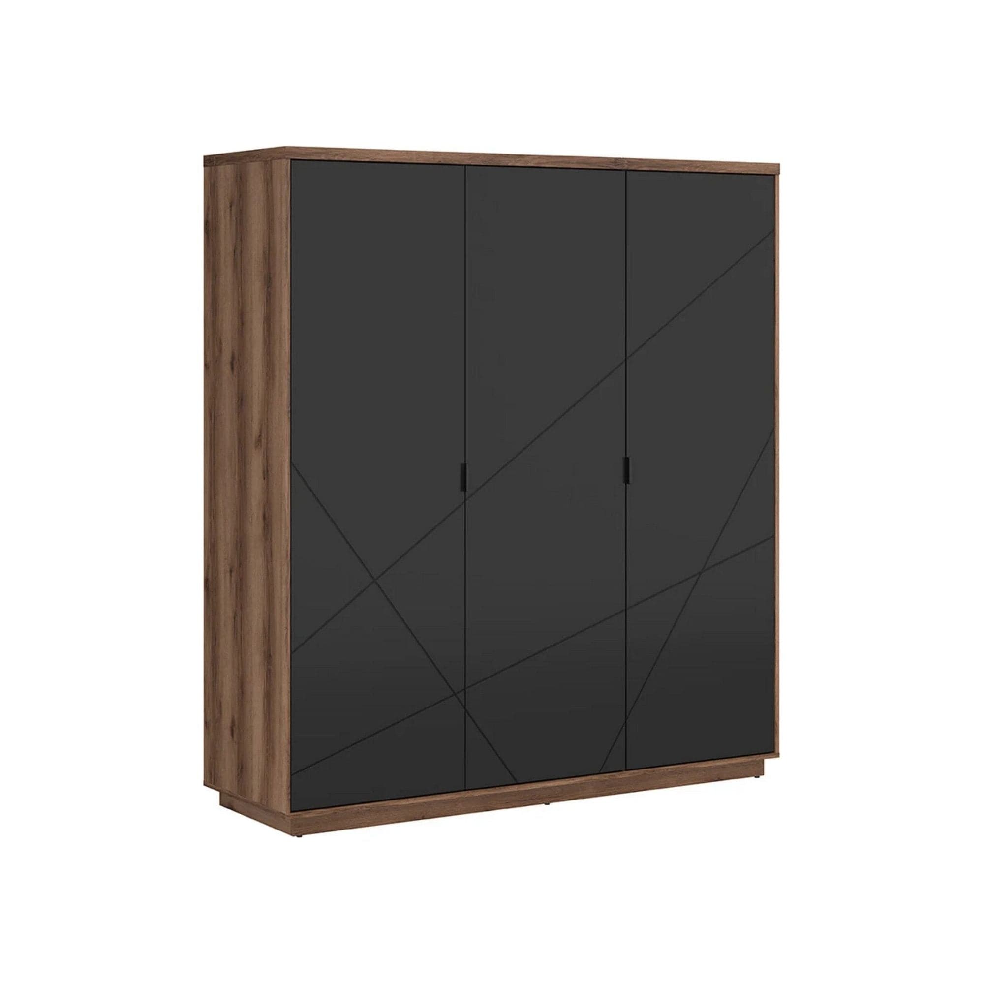 Dulap BERGEN OCN-29386, nuc/negru mat