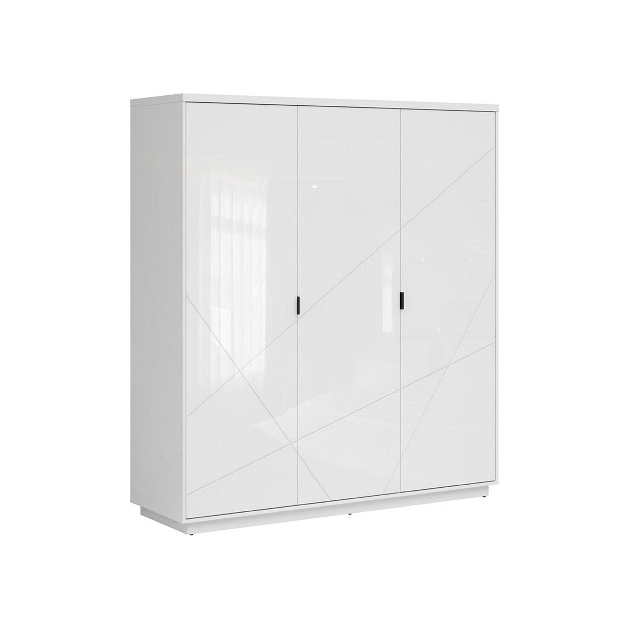 Dulap BERGEN OCN-29395, alb lucios