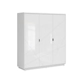 Dulap BERGEN OCN-29395, alb lucios