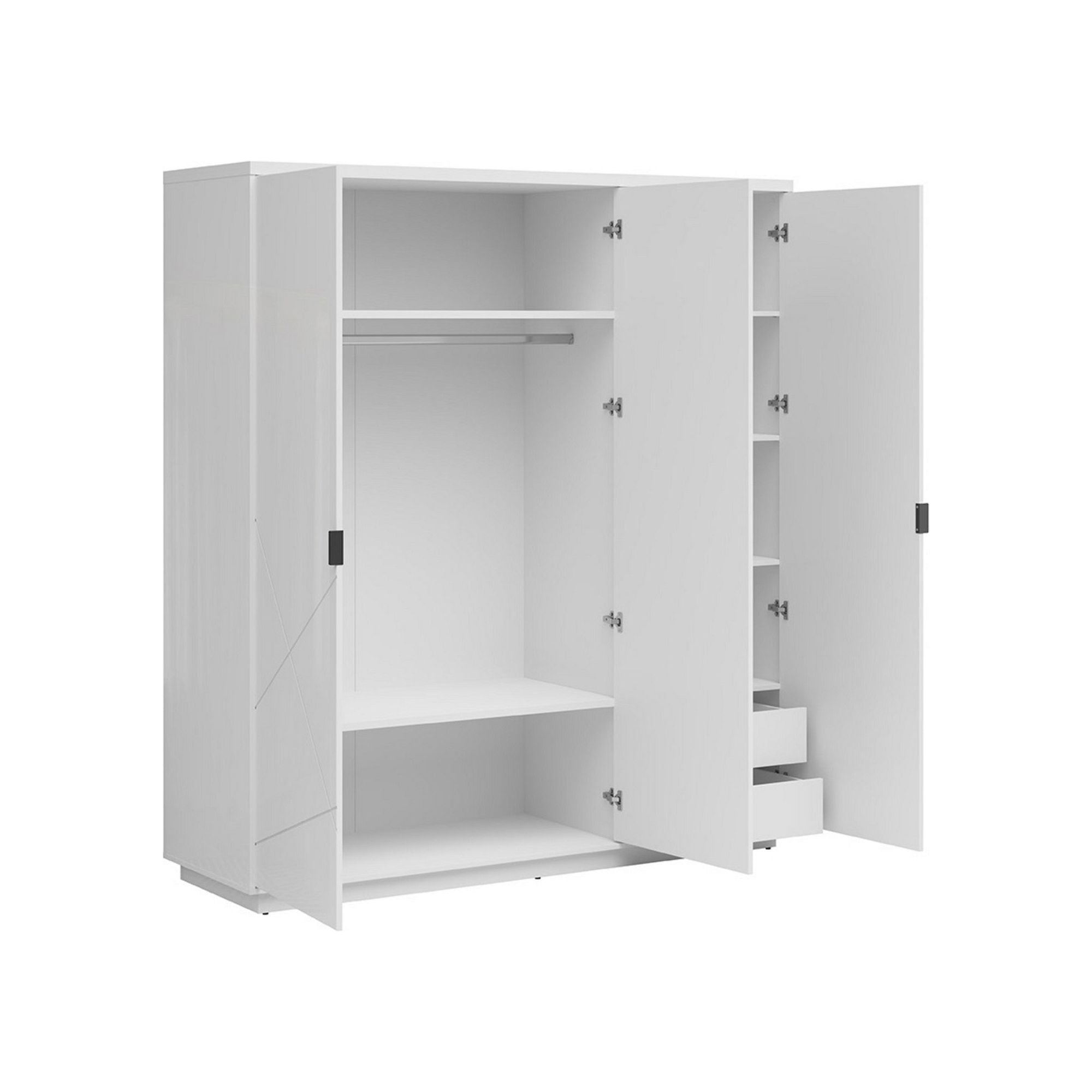 Dulap BERGEN OCN-29395, alb lucios