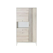 Dulap DETROIT OCN-39927, stejar alpin/alb