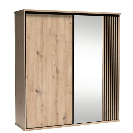 Dulap HOUSTON OCN-37852, stejar artisan/negru