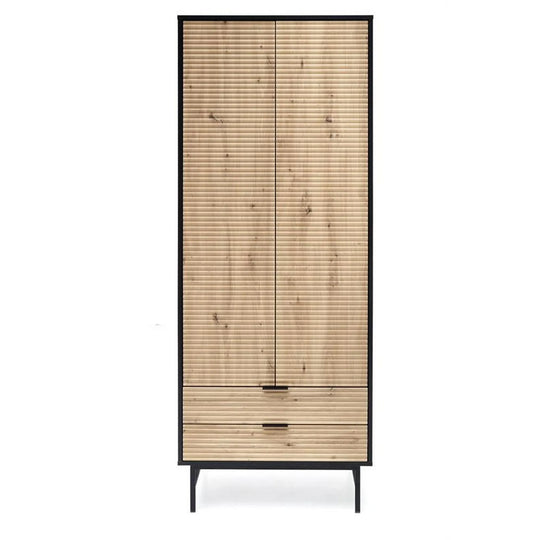 Dulap HOUSTON OCN-37900, stejar artisan/negru