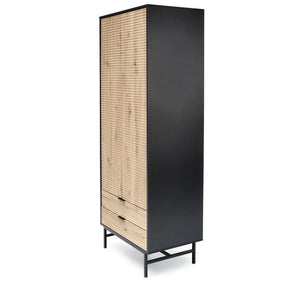 Dulap HOUSTON OCN-37900, stejar artisan/negru