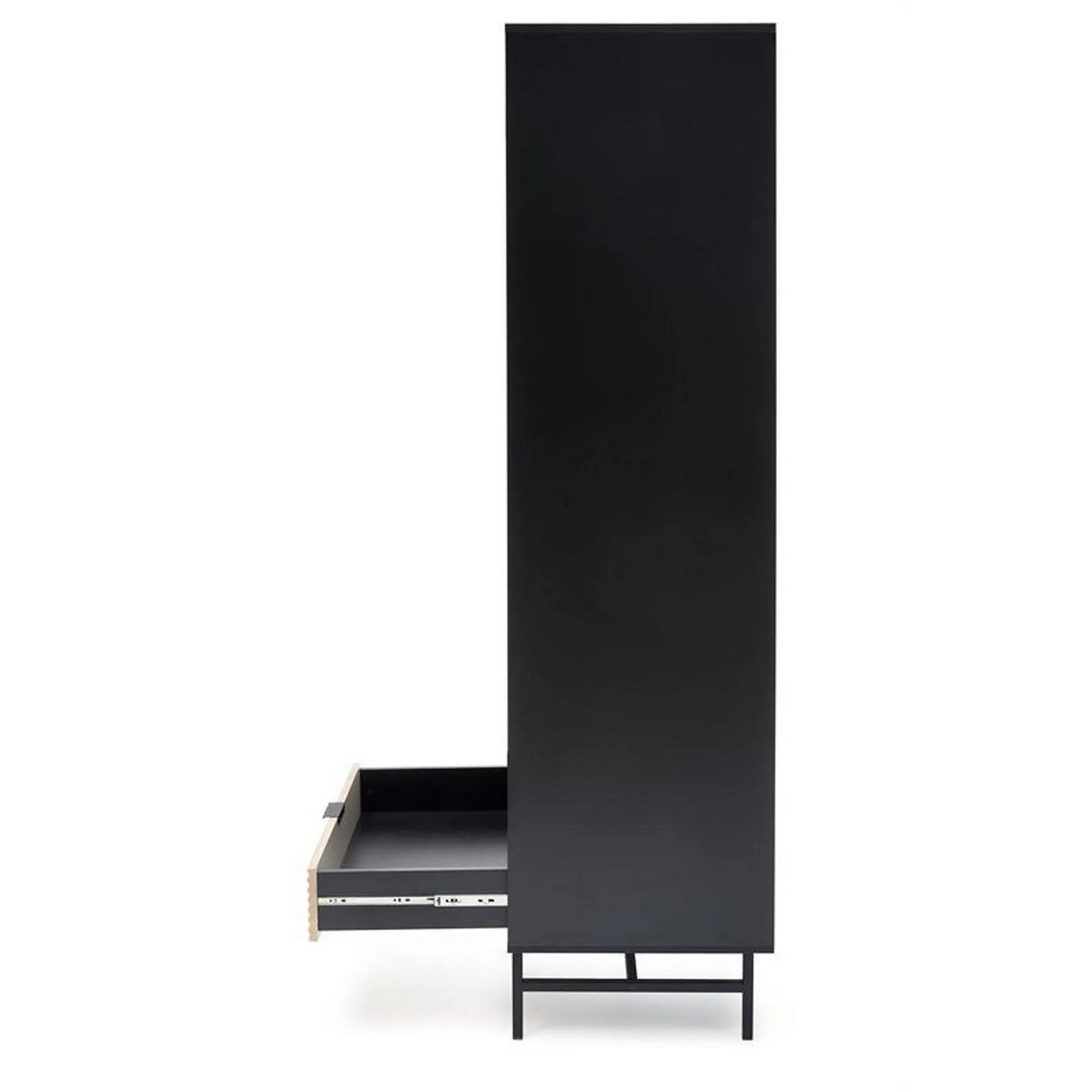 Dulap HOUSTON OCN-37900, stejar artisan/negru