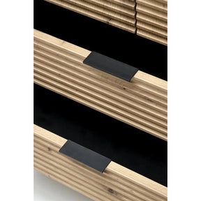 Dulap HOUSTON OCN-37900, stejar artisan/negru