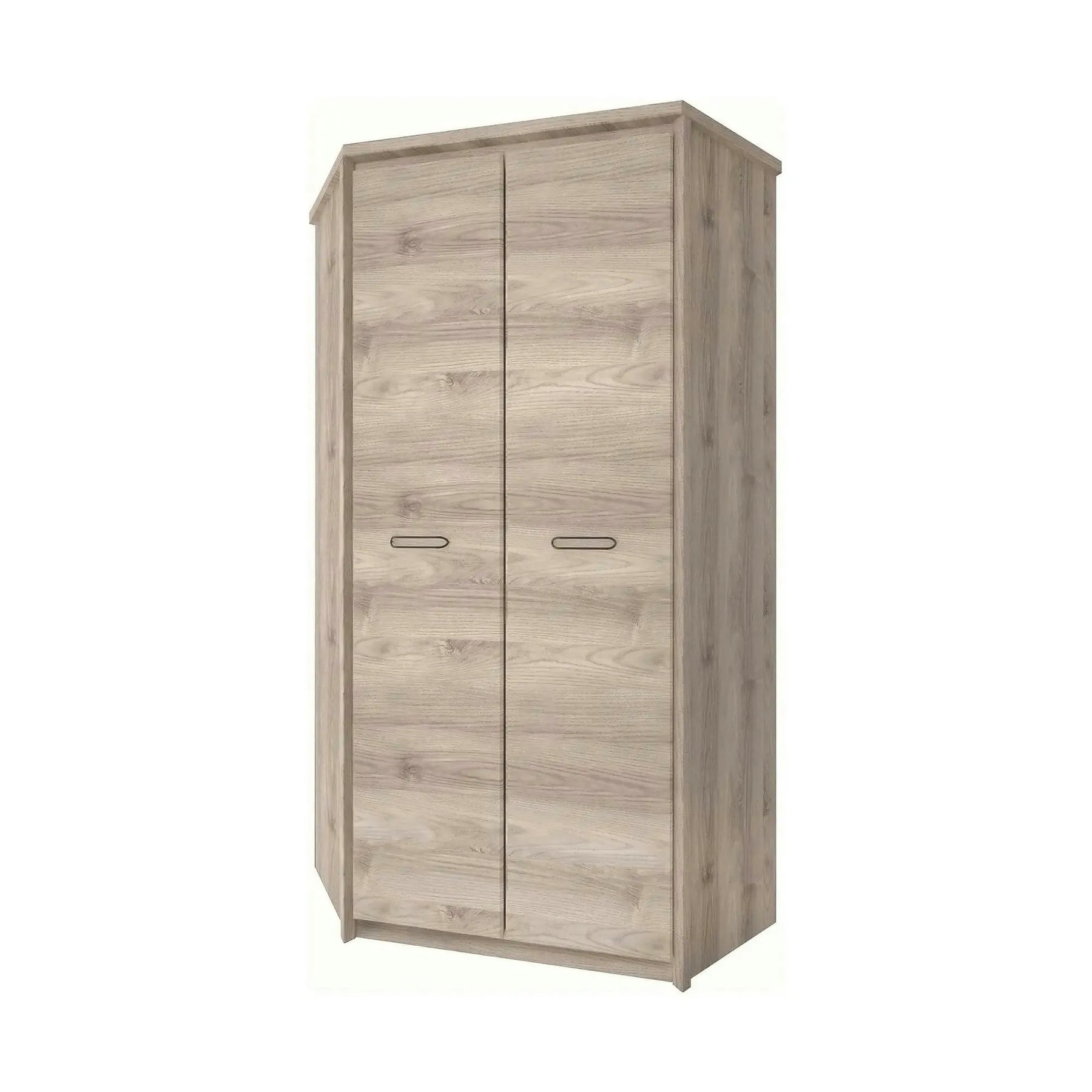Dulap JAZZ, stejar, PAL laminat, cu 2 usi, 101x101x210 cm