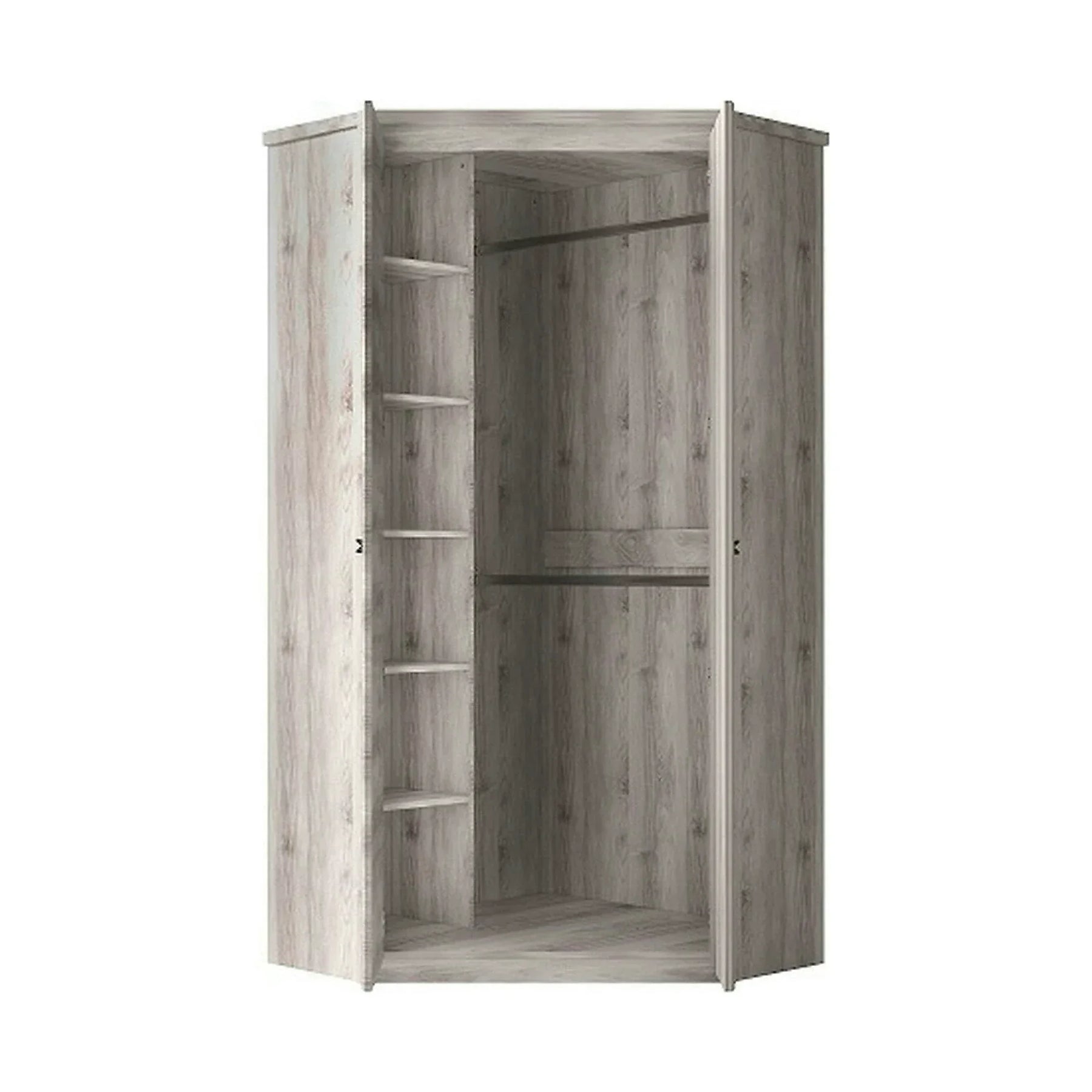 Dulap JAZZ, PAL laminat, stejar, 101×101×210 cm