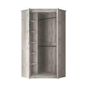 Dulap JAZZ, PAL laminat, stejar, 101×101×210 cm