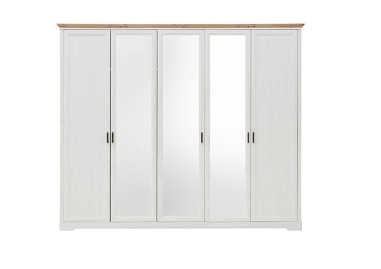 Dulap LISABONA OCN-28180, alb/stejar artisan