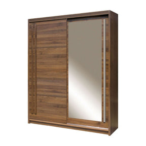 Dulap EFFECT, stejar columbia, PAL melaminat, cu 2 usi, 175x59x215 cm