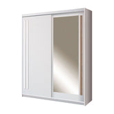 Dulap EFFECT, alb andersen, PAL melaminat, cu 2 usi, 175x59x215 cm