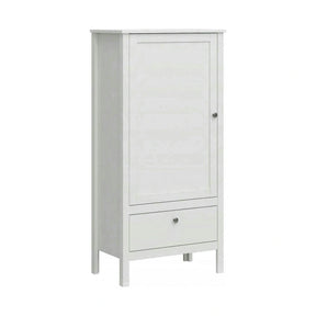 Dulap OLE, MDF/PAL laminat, alb, 65×37×135 cm