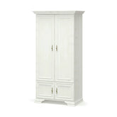 Dulap pin alb anderson IRYS, PAL laminat, cu 4 usi, 101x62x198 cm