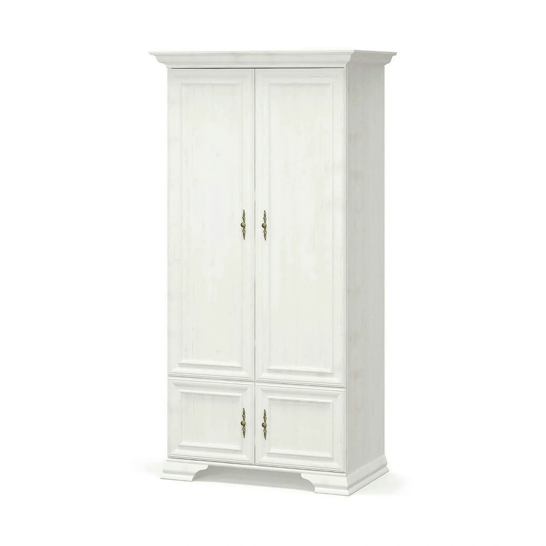 Dulap pin alb anderson IRYS, PAL laminat, cu 4 usi, 101x62x198 cm