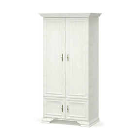 Dulap pin alb anderson IRYS, PAL laminat, cu 4 usi, 101x62x198 cm