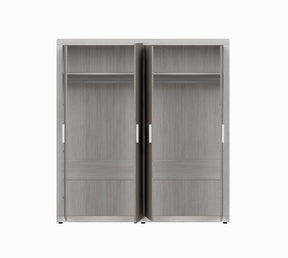 Dulap SARA, stejar sonoma/casmir, PAL, cu 4 usi, 196x49x208 cm
