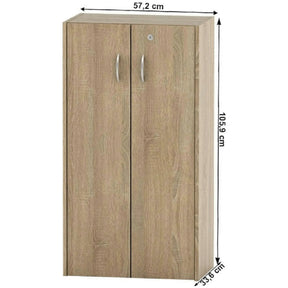 Dulap TEMPO ASISTENT NEW 034, DTD laminat, stejar sonoma, 57×34×106 cm