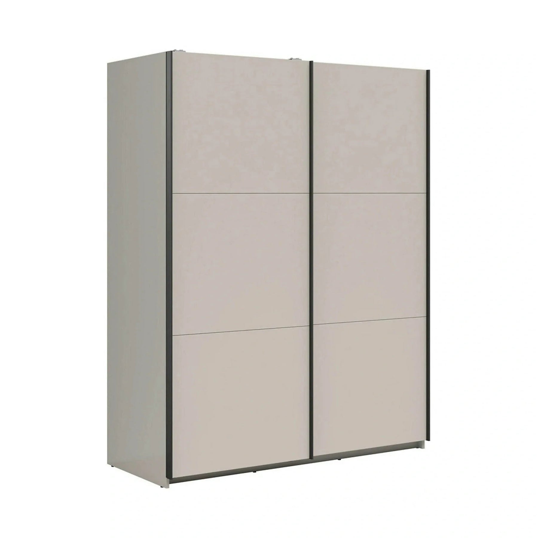 Dulap TETRIX, casmir, PAL, cu 2 usi, 154x60x196 cm