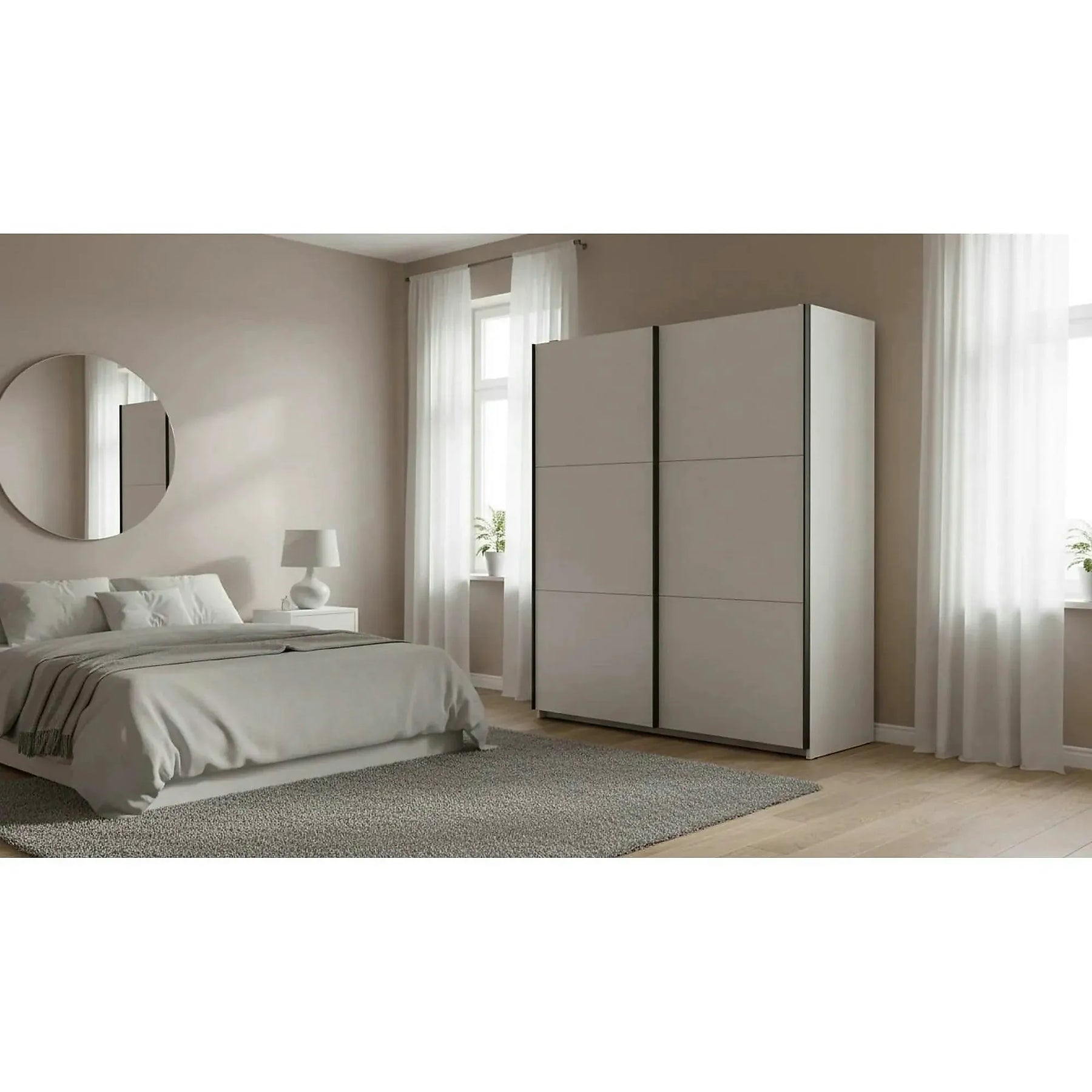 Dulap TETRIX, PAL, casmir, 153.5×60×195.5 cm
