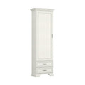 Dulap TIFFANY II, PAL laminat/MDF, grej, 69×40×212 cm