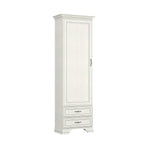 Dulap TIFFANY II, PAL laminat/MDF, grej, 69×40×212 cm