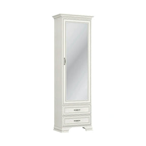 Dulap TIFFANY II, PAL laminat/MDF, grej, 69×40×212 cm