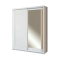 Dulap usi glisante alb EFFECT, PAL melaminat, alb andersen, 175×59×215 cm