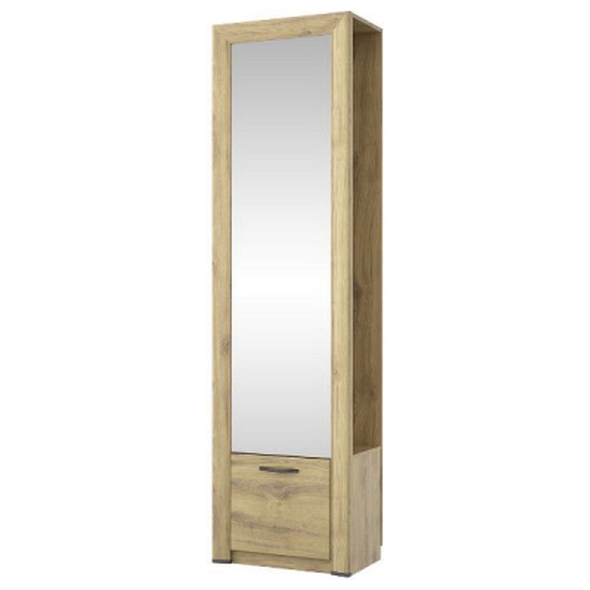 Dulap hol SAPORI, stejar navarra, PAL laminat, 60x36x217 cm