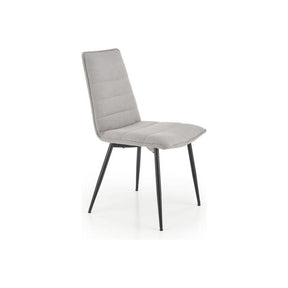 Scaun K493, gri/negru, stofa clasica/metal, 47x60x92 cm