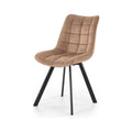 Scaun K332, bej, stofa catifelata, 46x61x84 cm