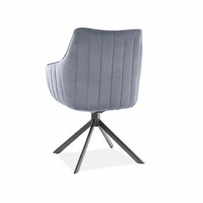 Scaun DETROIT OCN-38669, gri inchis/negru