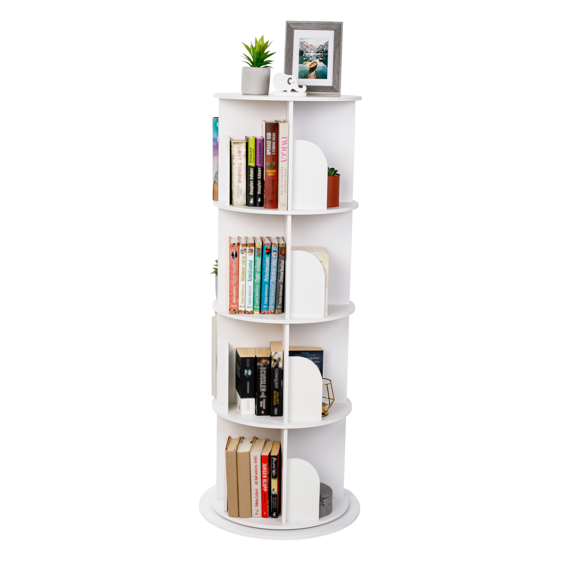 Biblioteca ERION TIP 1, alb, 40.5x40.5x127 cm