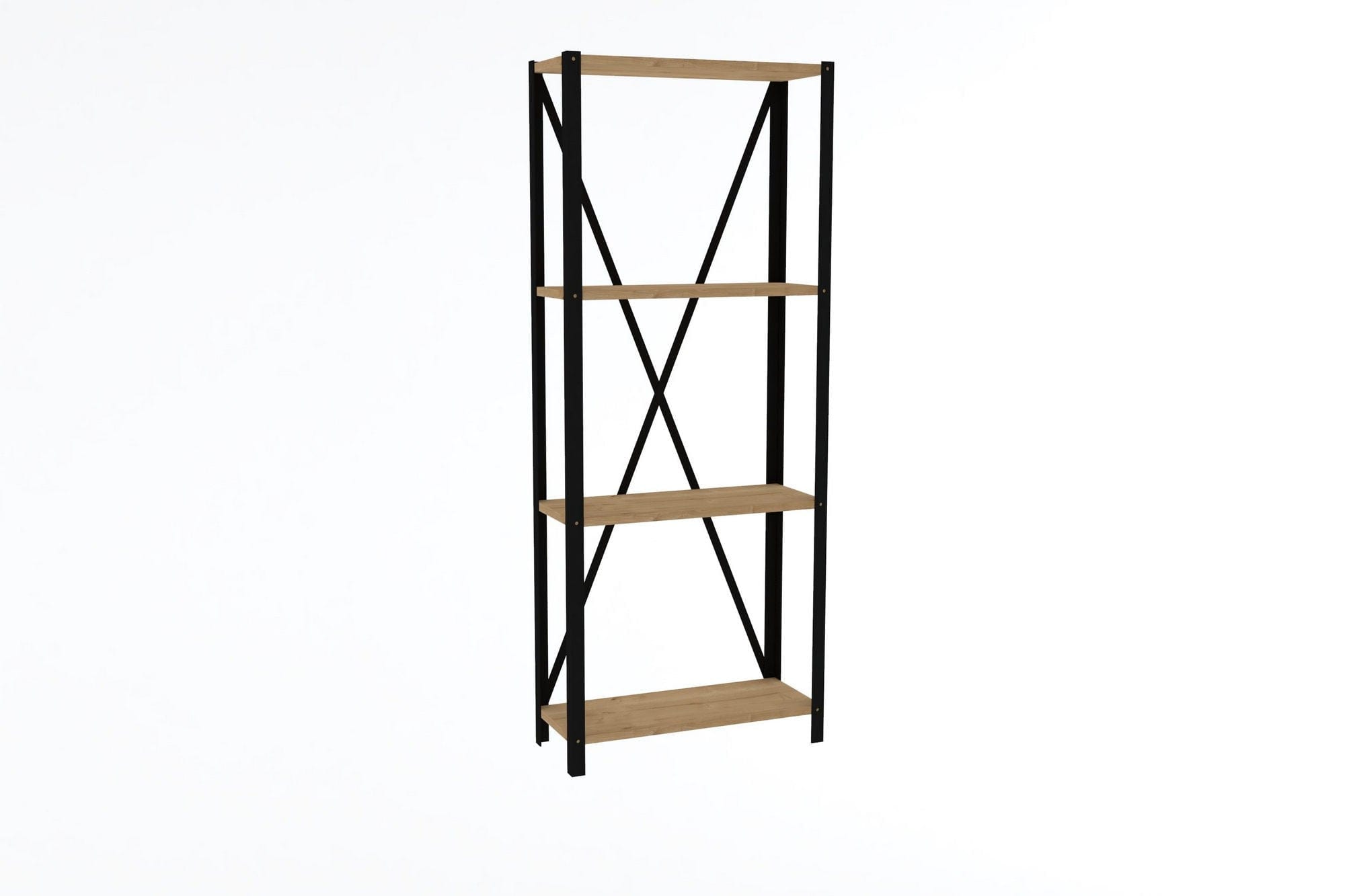 Etajera AMSTERDAM OCN-32836, stejar/negru