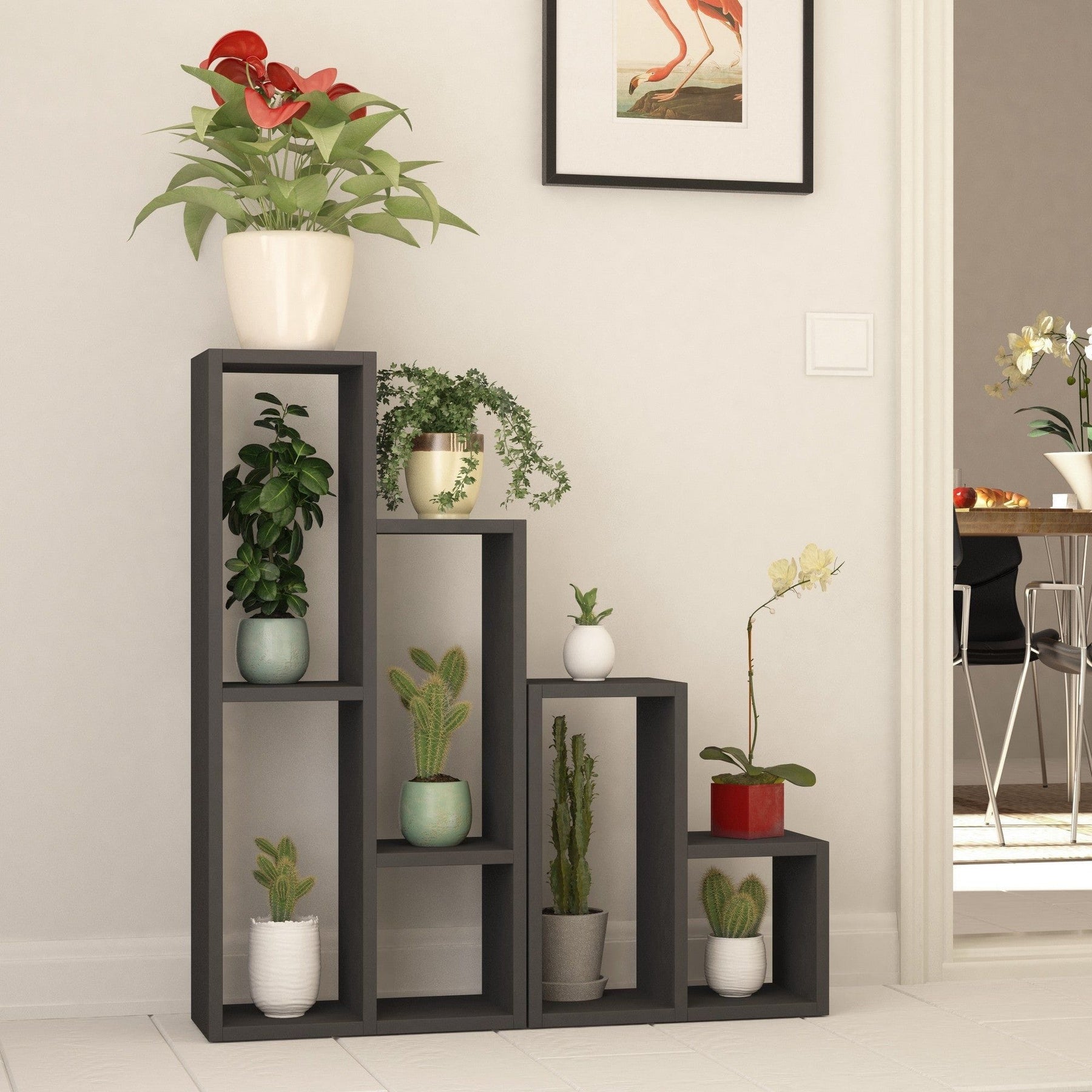 Etajera AMSTERDAM OCN-32843, gri antracit