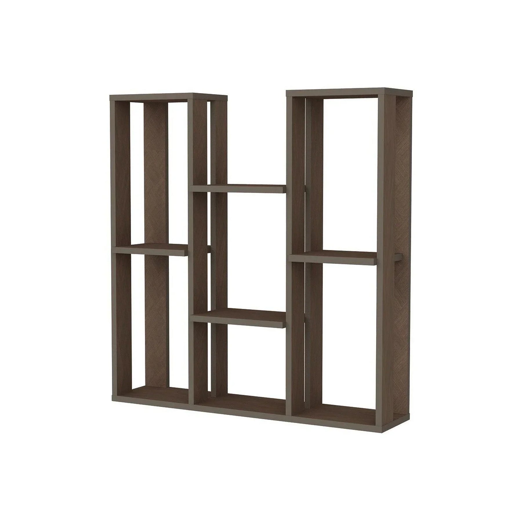 Etajeră din nuc, cu design modern, ideală pentru living – primabucata