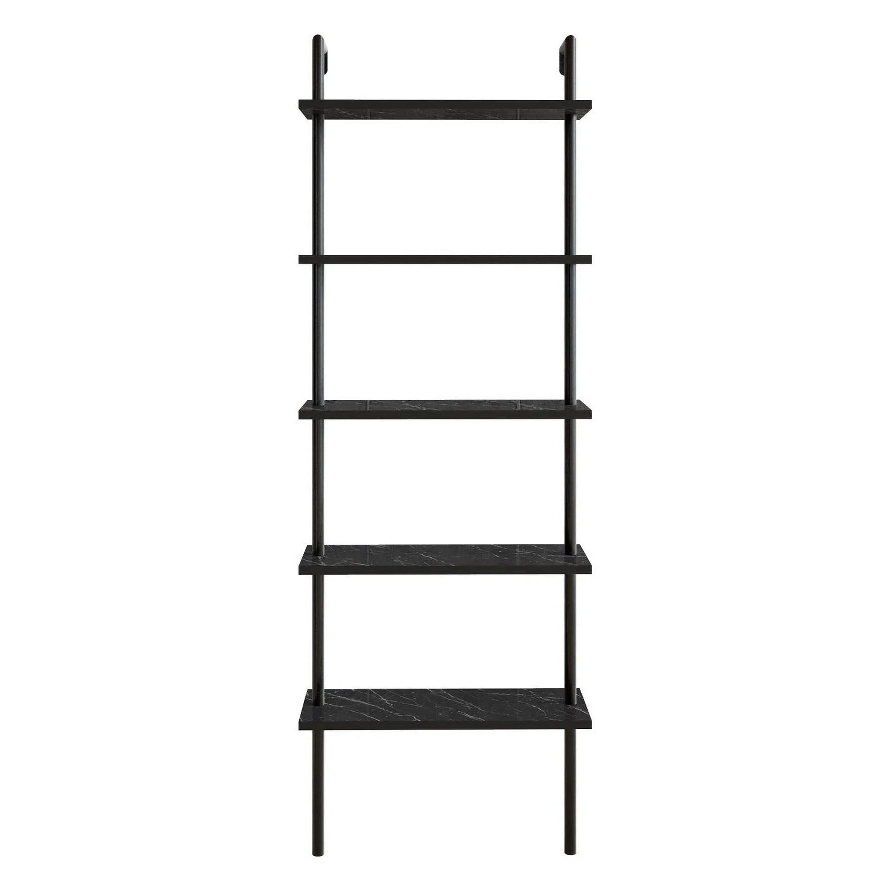 Etajeră neagră cu design modern, ideală pentru living sau birou – primabucata