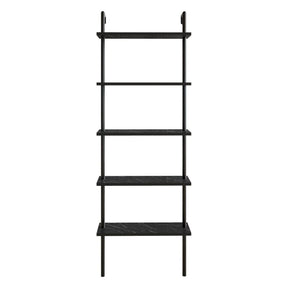 Etajeră neagră cu design modern, ideală pentru living sau birou – primabucata