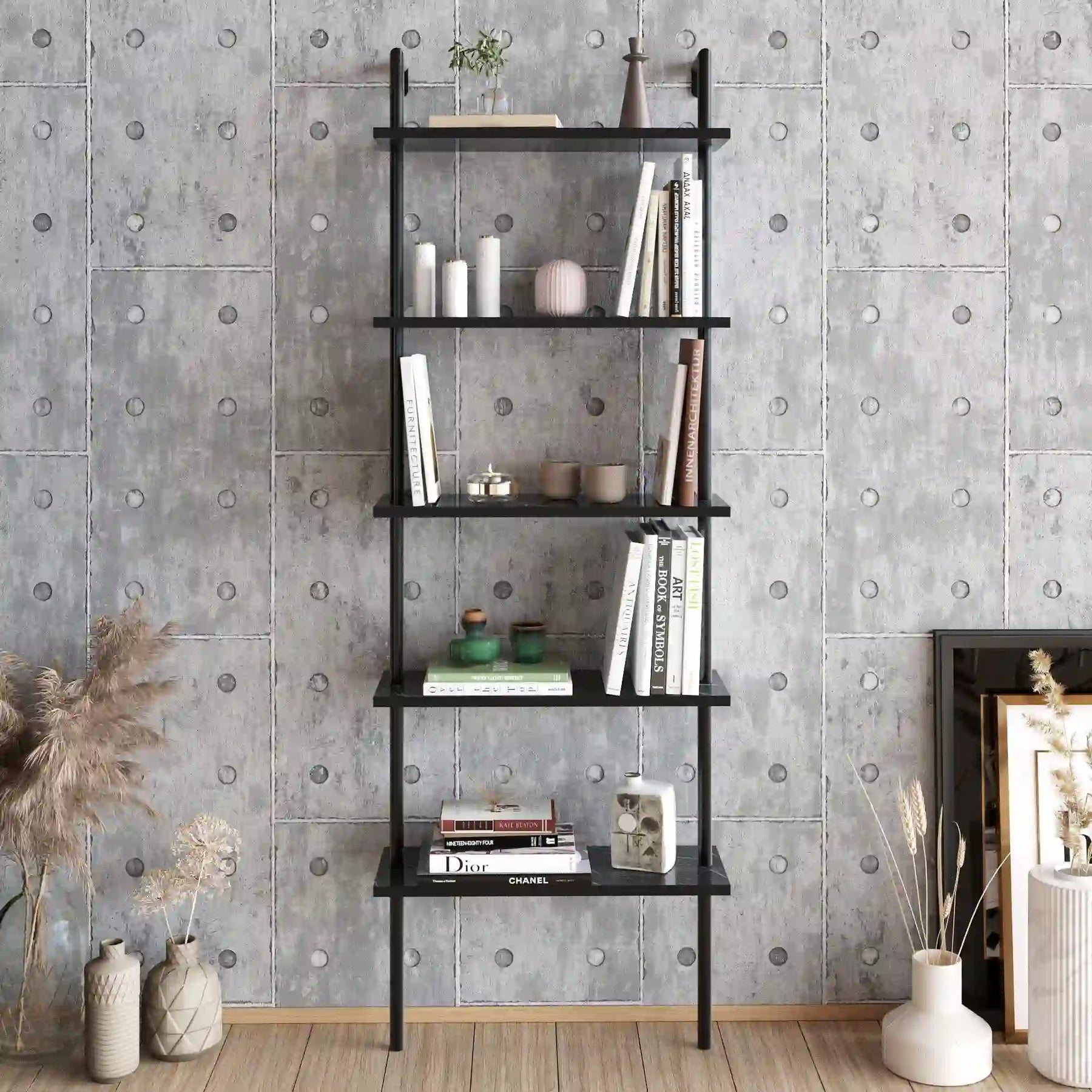 Etajera AMSTERDAM OCN-32872, negru