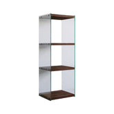 Etajeră din nuc și pin, cu design modern, ideală pentru living – primabucata