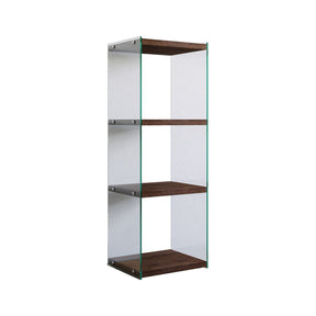 Etajeră din nuc și pin, cu design modern, ideală pentru living – primabucata