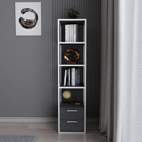 Etajera AMSTERDAM OCN-34680, alb/gri