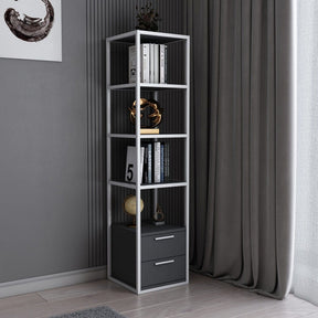 Etajera AMSTERDAM OCN-34680, alb/gri