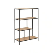 Etajera BERGEN OCN-29178, stejar/negru