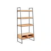 Etajera BERGEN OCN-29183, stejar/negru